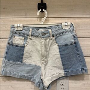 PacSun Two-Tone Denim Shorts